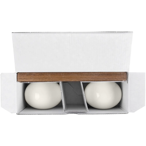 Набор из солонки и перечницы Piacente, белый Набор из солонки и перечницы Piacente, белый