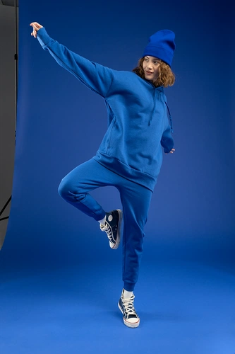 Худи унисекс H2, синее Худи унисекс H2, синее