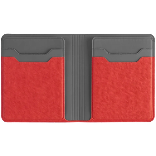 Картхолдер с отделением для купюр Dual, красный Картхолдер с отделением для купюр Dual, красный