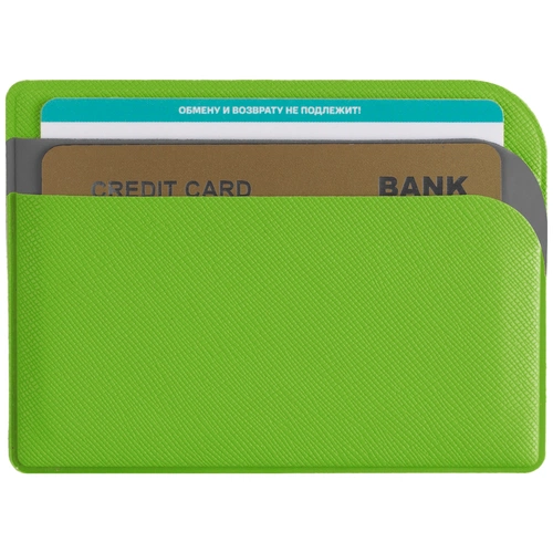 Чехол для карточек Dual, зеленый Чехол для карточек Dual, зеленый
