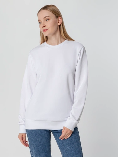 Свитшот унисекс Sublimatism, белый Свитшот унисекс Sublimatism, белый