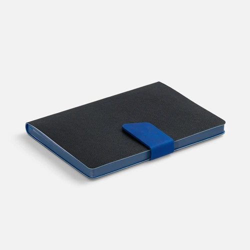 Ежедневник Boom, недатированный, черный с ярко-синий Ежедневник Boom, недатированный, черный с ярко-синий