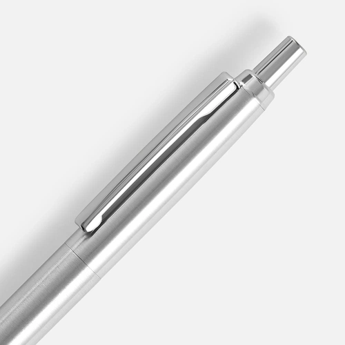 Ручка шариковая Poetica, серебристая Ручка шариковая Poetica, серебристая