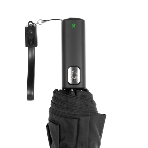 Зонт складной City Guardian, электрический, черный Зонт складной City Guardian, электрический, черный