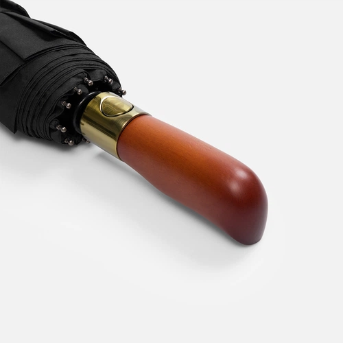 Зонт складной Cloudburst в подарочной упаковке, черный Зонт складной Cloudburst в подарочной упаковке, черный