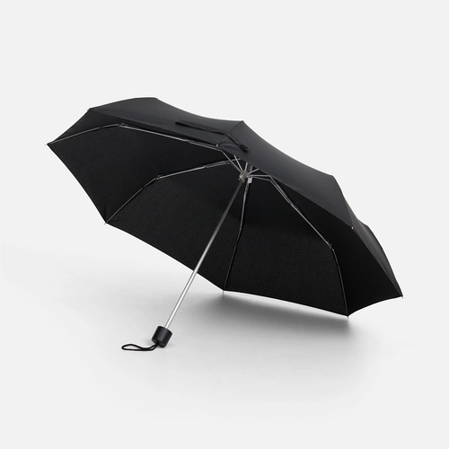 Зонт складной Light, черный Зонт складной Light, черный