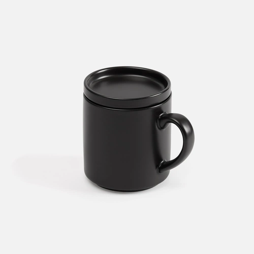 Беспроводное зарядное устройство с подогревом кружки Hot Task, черное Беспроводное зарядное устройство с подогревом кружки Hot Task, черное