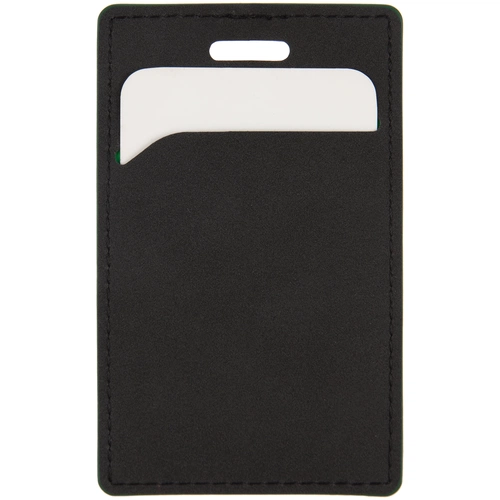 Чехол для пропуска Multimo, черный с зеленым Чехол для пропуска Multimo, черный с зеленым