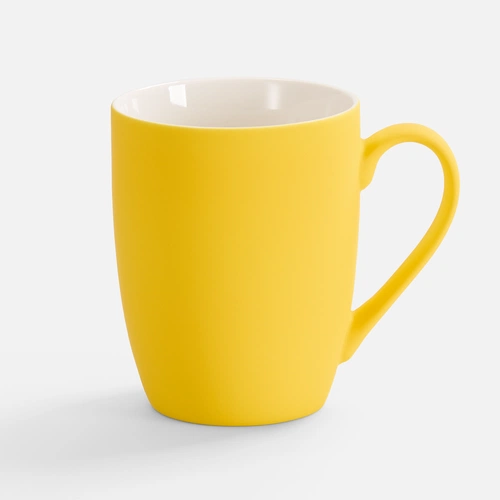 Кружка Good Morning с покрытием софт-тач, ver.2, желтая Кружка Good Morning с покрытием софт-тач, ver.2, желтая