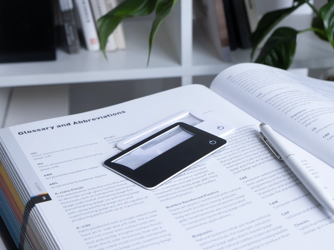 Лупа Visionary с подсветкой, белая Лупа Visionary с подсветкой, белая