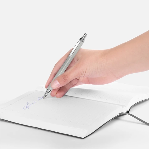 Ручка шариковая Alumno, серая Ручка шариковая Alumno, серая