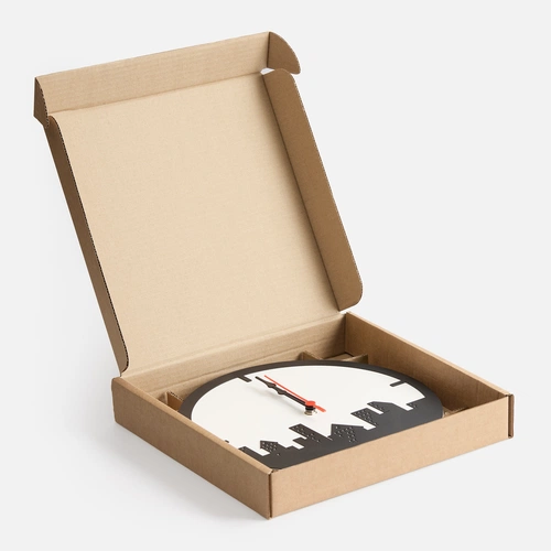 Часы «Города», черные Часы «Города», черные