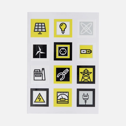 Стикерпак UV-DTF Industry, энергетика Стикерпак UV-DTF Industry, энергетика