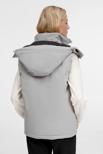 Жилет унисекс Sfera, светло-серый Жилет унисекс Sfera, светло-серый