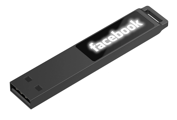 Флешка markBright Black с белой подсветкой, 32 Гб Флешка markBright Black с белой подсветкой, 32 Гб