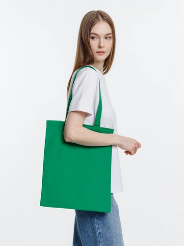 Холщовая сумка Neat 140, зеленая Холщовая сумка Neat 140, зеленая