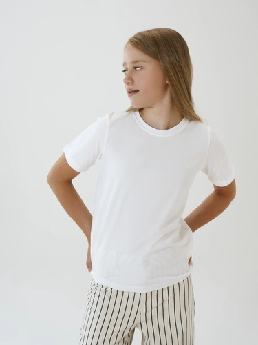 Футболка детская T-Bolka Kids, белая (белоснежная) Футболка детская T-Bolka Kids, белая (белоснежная)