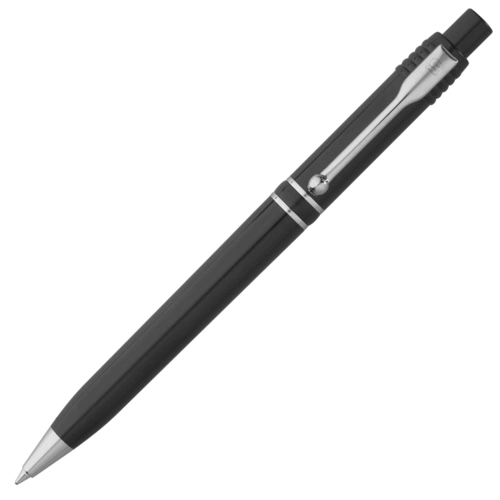 Ручка шариковая Raja Chrome, черная Ручка шариковая Raja Chrome, черная