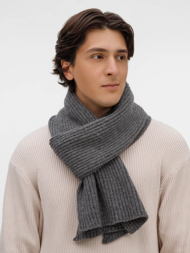 Шарф Laconi, темно-серый меланж Шарф Laconi, темно-серый меланж