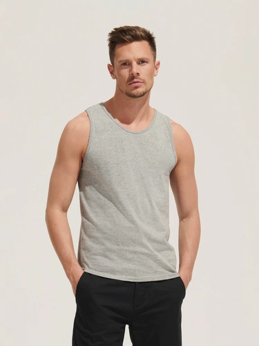 Майка мужская Justin 150, бирюзовая Майка мужская Justin 150, бирюзовая