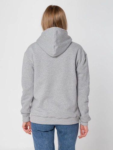 Толстовка с капюшоном Unit Kirenga Heavy, серый меланж Толстовка с капюшоном Unit Kirenga Heavy, серый меланж