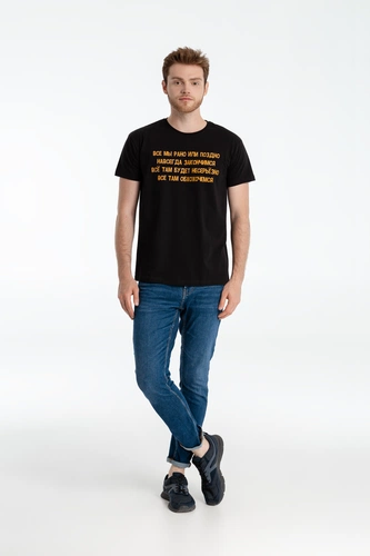 Футболка «Шут», черная Футболка «Шут», черная