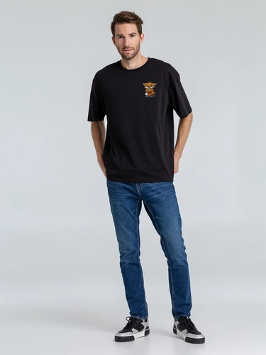 Футболка оверсайз «Cute Fire. Всех сжечь», черная Футболка оверсайз «Cute Fire. Всех сжечь», черная