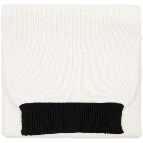 Шарф Snappy, белый с черным Шарф Snappy, белый с черным