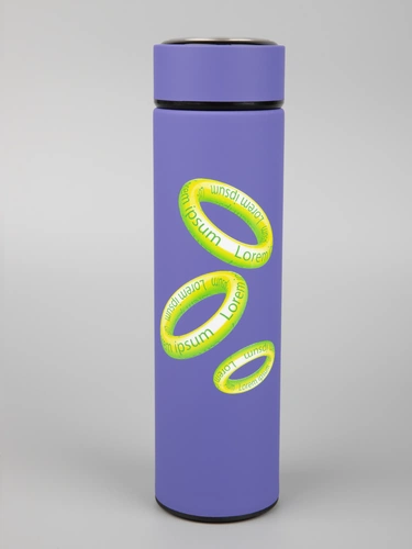 Термос с ситечком Percola, фиолетовый с круговой УФ-печатью с лаком Термос с ситечком Percola, фиолетовый с круговой УФ-печатью с лаком