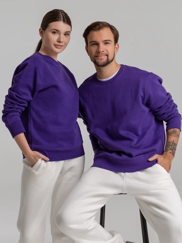Свитшот унисекс King, фиолетовый Свитшот унисекс King, фиолетовый