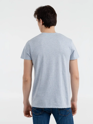 Футболка мужская Regent Fit 150, голубой меланж Футболка мужская Regent Fit 150, голубой меланж