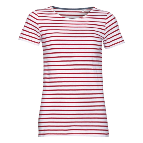 Футболка Miles Women белая с красным Футболка Miles Women белая с красным