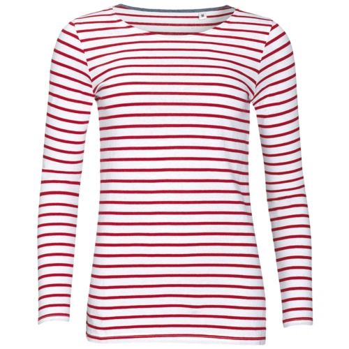 Футболка женская Marine Women, белая с красным Футболка женская Marine Women, белая с красным