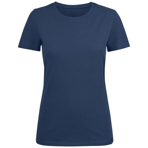 Футболка женская Ladies American U, синяя Футболка женская Ladies American U, синяя