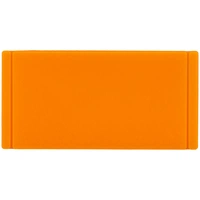 Лейбл из ПВХ Dzeta, S, оранжевый неон