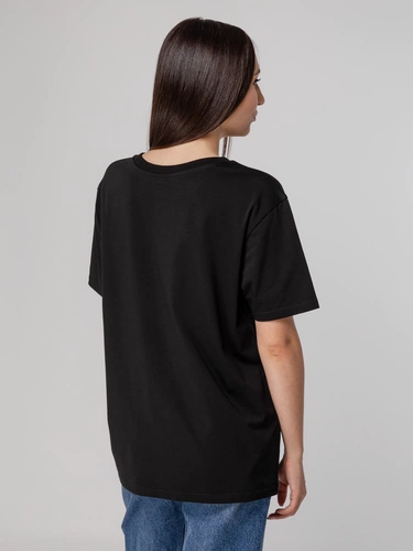 Футболка унисекс Tervu, черная Футболка унисекс Tervu, черная