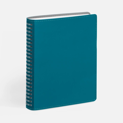 Ежедневник Spring Shall, недатированный, бирюзовый Ежедневник Spring Shall, недатированный, бирюзовый