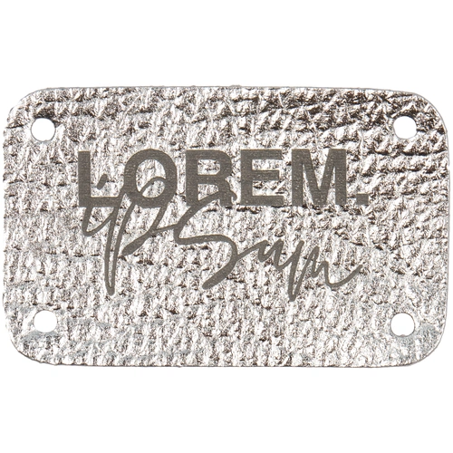 Лейбл Corolla Metal, S, серебряный Лейбл Corolla Metal, S, серебряный