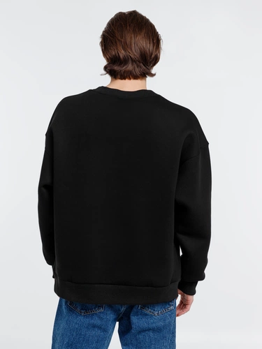 Свитшот оверсайз унисекс True Self, черный Свитшот оверсайз унисекс True Self, черный