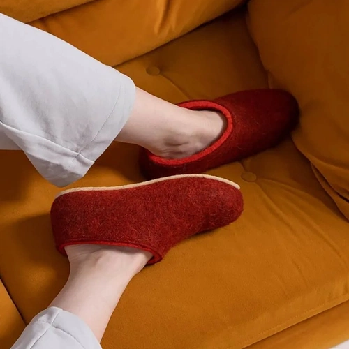 Домашние валенки Cant, красно-коричневые (терракот) Домашние валенки Cant, красно-коричневые (терракот)