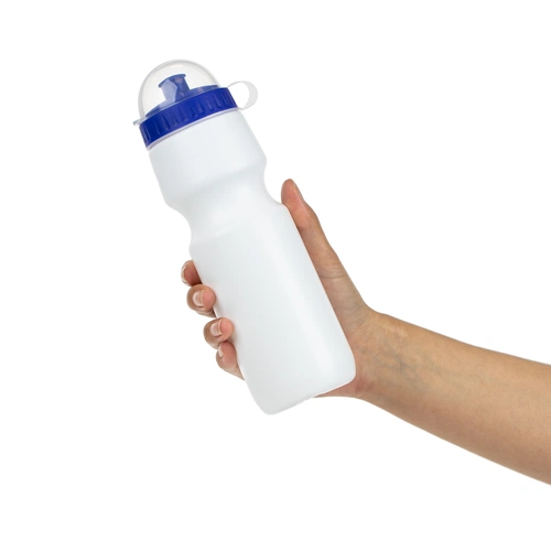 Бутылка для велосипеда Bikescape, белая с синим Бутылка для велосипеда Bikescape, белая с синим