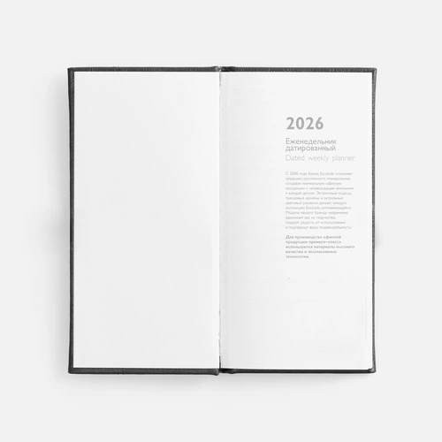Еженедельник Baza, датированный, черный Еженедельник Baza, датированный, черный