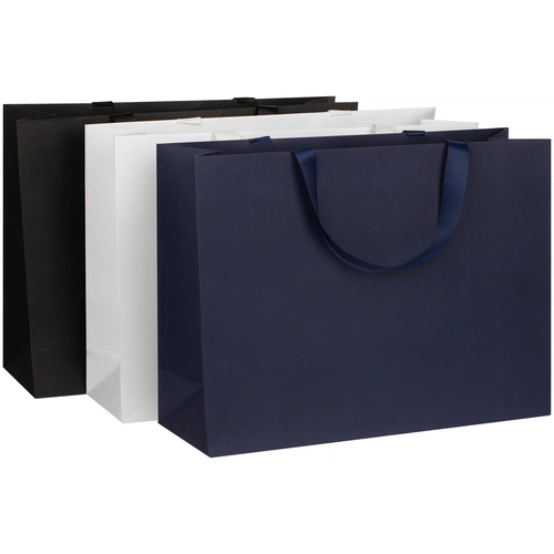 Пакет бумажный Manilla L, синий Пакет бумажный Manilla L, синий