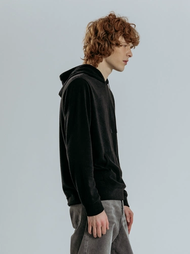 Худи унисекс Prima Vista, черное Худи унисекс Prima Vista, черное