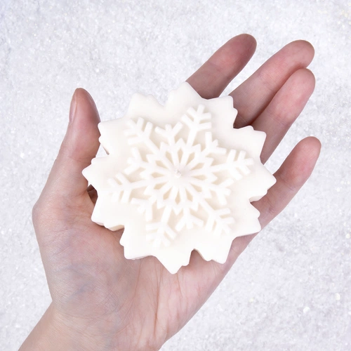 Свеча Snowflame 1, белая, 8 см Свеча Snowflame 1, белая, 8 см