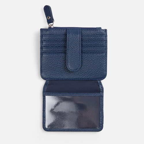 Картхолдер на молнии Unison, синий Картхолдер на молнии Unison, синий