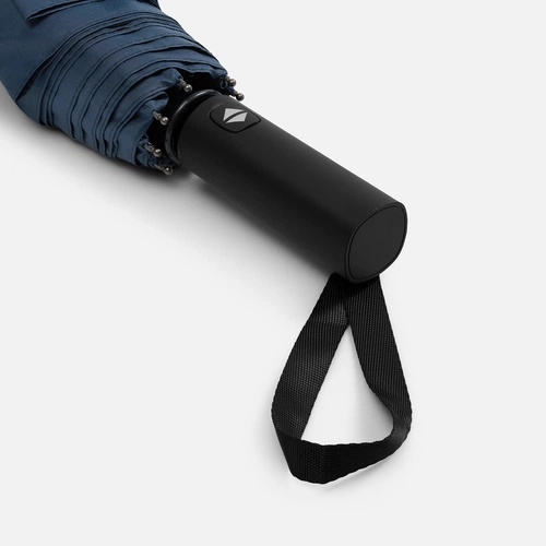 Зонт складной Smooth Move с плавным закрытием, темно-синий Зонт складной Smooth Move с плавным закрытием, темно-синий