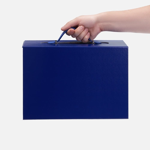 Коробка складная Holdfold, M, синяя Коробка складная Holdfold, M, синяя