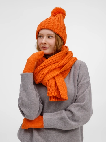 Варежки HappyGo, оранжевые Варежки HappyGo, оранжевые