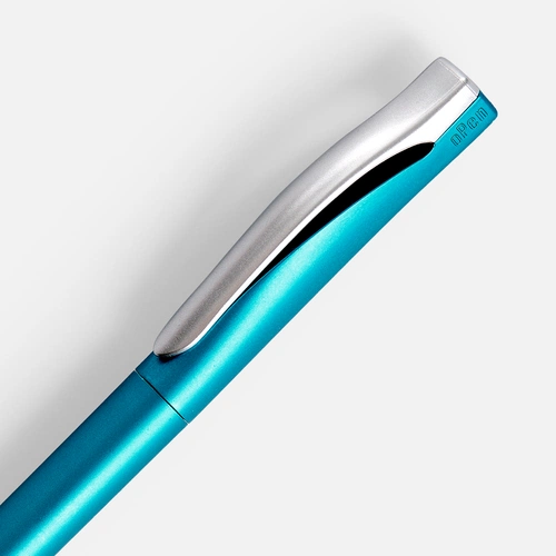 Ручка шариковая Pin Silver, голубой металлик Ручка шариковая Pin Silver, голубой металлик